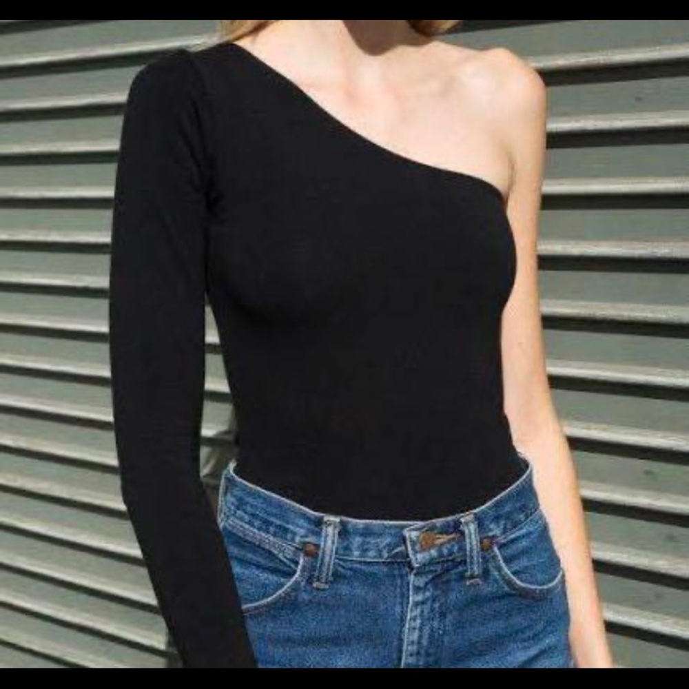 One shoulder bodysuit